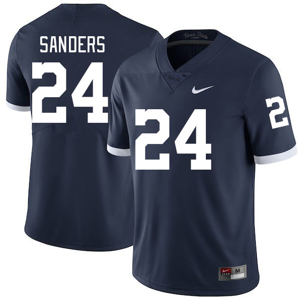 Penn State Nittany Lions #24 Miles Sanders College Football Jerseys Stitched Sale-Retro